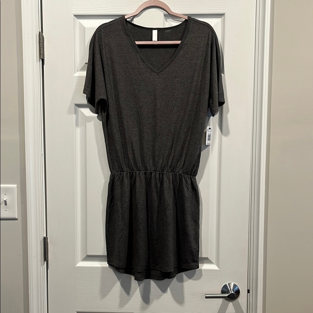 Bella Dark Gray Mini Dress Size M New with Tags.
